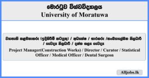 Job Vacancies - University of Moratuwa