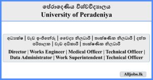 Job Vacancies - University of Peradeniya