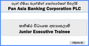 Junior Executive Trainee - Pan Asia Banking Corporation PLC