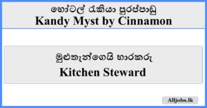 Kitchen Steward - Kandy Myst by Cinnamon