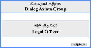 Legal Officer - Dialog Axiata Group