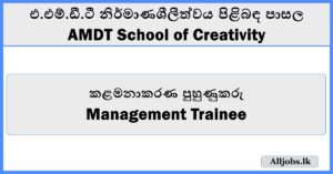 Management Trainee - AMDT School of Creativity