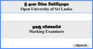 Marking Examiners - Open University of Sri Lanka 2025