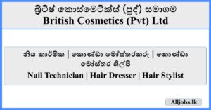 Nail Technician Hair Dresser Hair Stylist - British Cosmetics