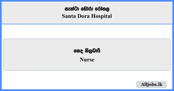 Nurse - Santa Dora Hospital