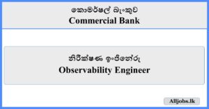 Observability Engineer - Commercial Bank