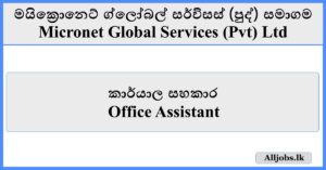 Office Assistant - Micronet Global Services