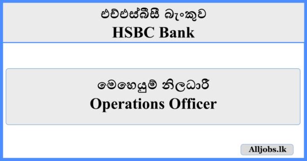 Operations Officer - HSBC Bank