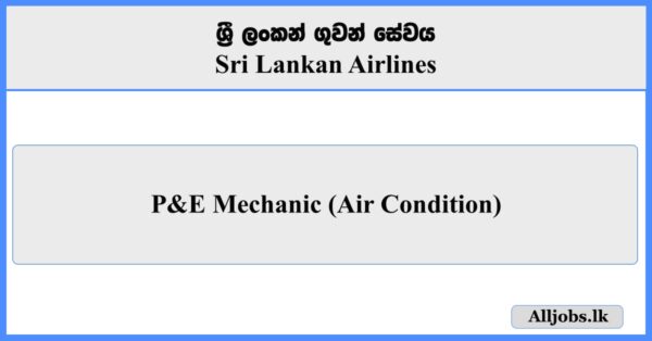P&E Mechanic (Air Condition) - Sri Lankan Airlines