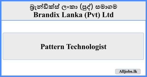 Pattern Technologist - Brandix Lanka