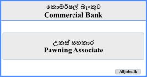 Pawning Associate - Commercial Bank