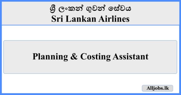 Planning & Costing Assistant - Sri Lankan Airlines