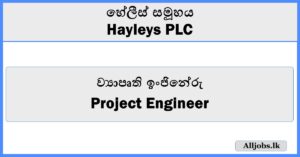 Project Engineer - Hayleys PLC