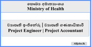 Project Engineer-Project Accountant - Ministry of Health-