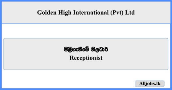 Receptionist - Golden High International