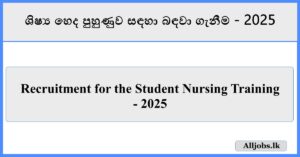 Recruitment for the Student Nursing Training - 2025-Solemn Declaration-