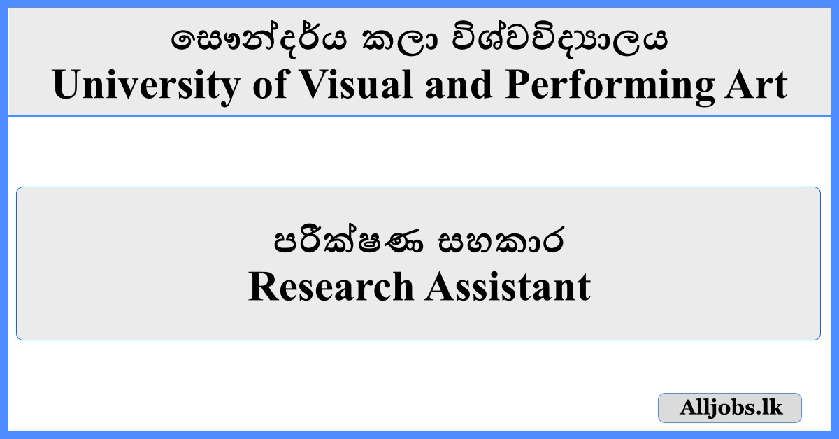 Research Assistant - University of Visual and Performing Art