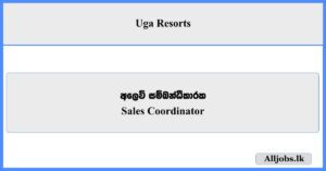 Sales Coordinator  - Uga Resorts