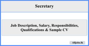 Secretary Job Description