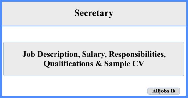 Secretary Job Description