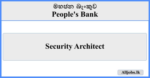 Security Architect - People's Bank