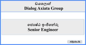 Senior Engineer - Dialog Axiata Group