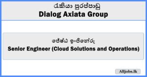 Senior Engineer - Dialog Axiata Group