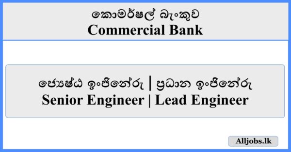 Senior Engineer / Lead Engineer - Commercial Bank