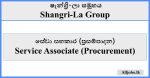 Service Associate (Procurement) - Shangri-La Group