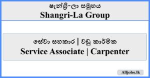 Service Associate / Carpenter - Shangri-La Group