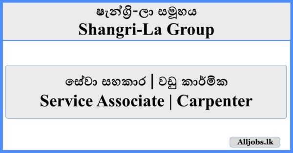 Service Associate / Carpenter - Shangri-La Group