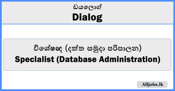 Specialist (Database Administration) - Dialog