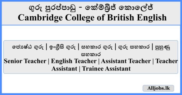 Teacher -Cambridge College