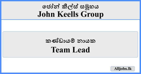Team Lead - John Keells Group