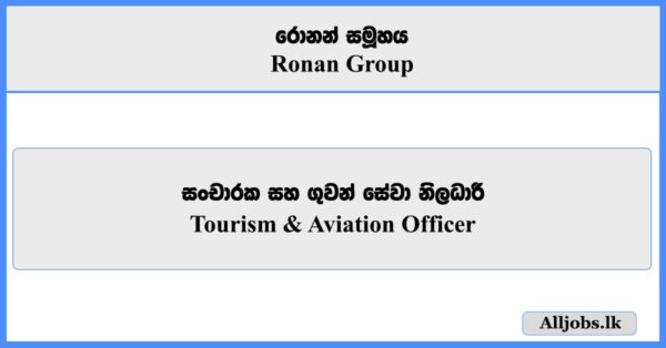 Tourism & Aviation Officer - Ronan Group