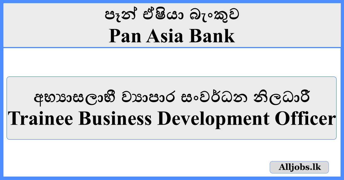 Trainee Business Development Officer